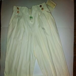 NWT Susan Bristol Vintage Cream/Ivory Dress Pants 8